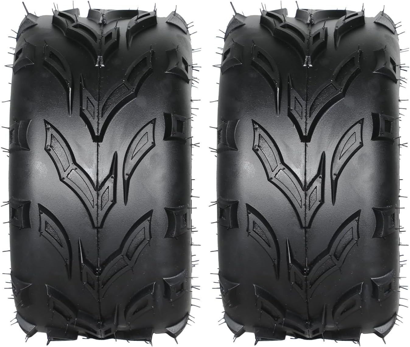 16x8-7 ATV/UTV Sport Kart Tires 4 PLY Tubeless Pack of 2