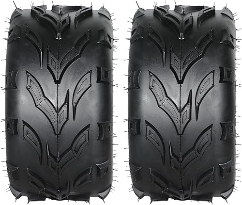 Juego de 2 neumáticos ATV 16x8-7 16/8-7 sin cámara Quad UTV Go Kart ATV neumático 4PR