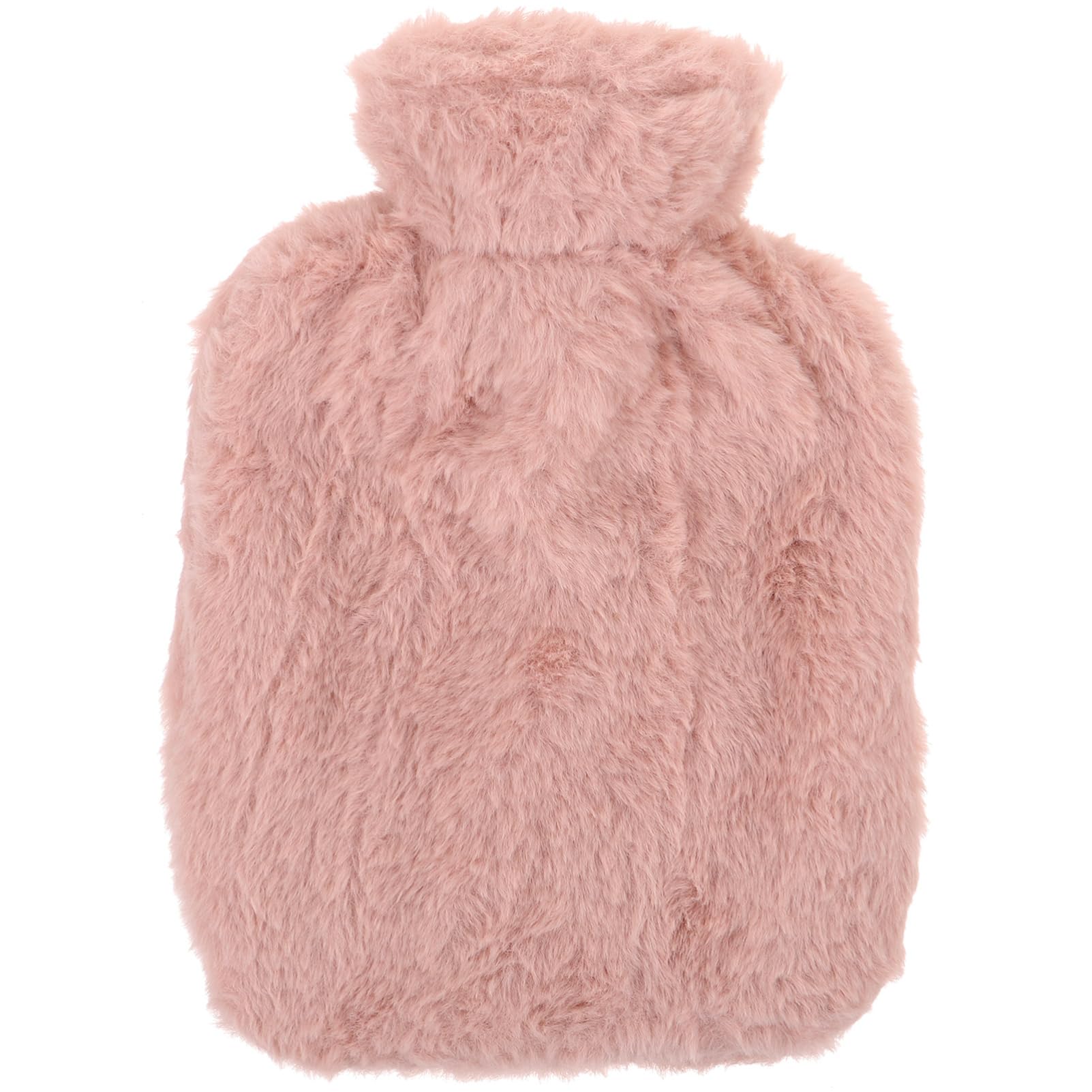 BCOATH 1 Set Plush Warm Water Bag Foot Hot Water Bottle Soft Hot Water Bottle Neck Hot Water Bottle Camping Hot Water Bottle Warm Water Bottle Hand Warmer Winter Hot Water Bag Pink Fabric