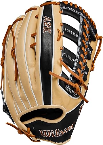 Miniatura 2 de Wilson 2024 A2K SuperSkin Spin Control 12.75 pulgadas 8010 Guante de béisbol