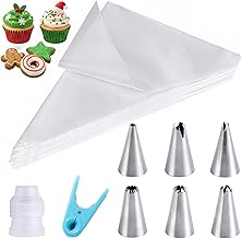 HAKACC Piping bag disposable piping bag set icing bags piping bags