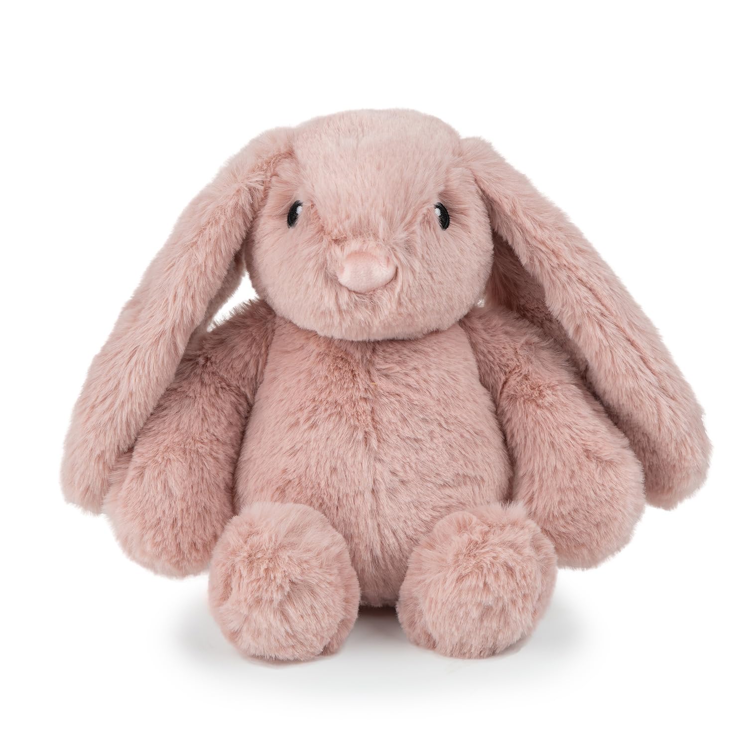 Best Pet Supplies Interactive Squeaky Dog Chew Toy, Ideal Dog Toys for Chewers, Small, Medium & Large Dogs, and Fetch Lovers - Bunny (Mauve), Small