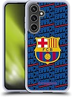 Vista 24 de Head Case Designs Funda de gel con licencia oficial del FC Barcelona Barca Crest Patterns [protección de grado militar] compatible con Google Pixel 3