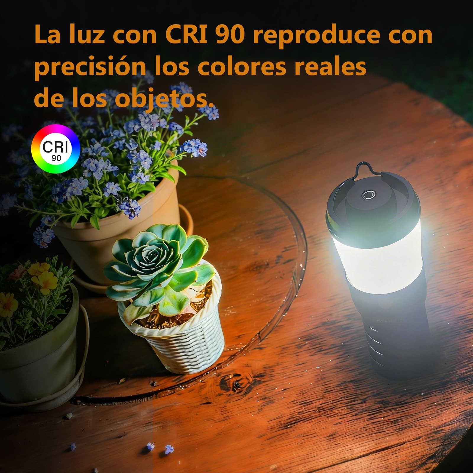 Sofirn LT1 Linterna Recargable Campeggio, 12000 mAh, 2700K–5000K, 90 CRI, Lampara Camping con Interfaz Andúril, IPX7 Impermeable, USB-C, Lanterna Ideal para Cortes de Energía, Viajes y Emergencias
