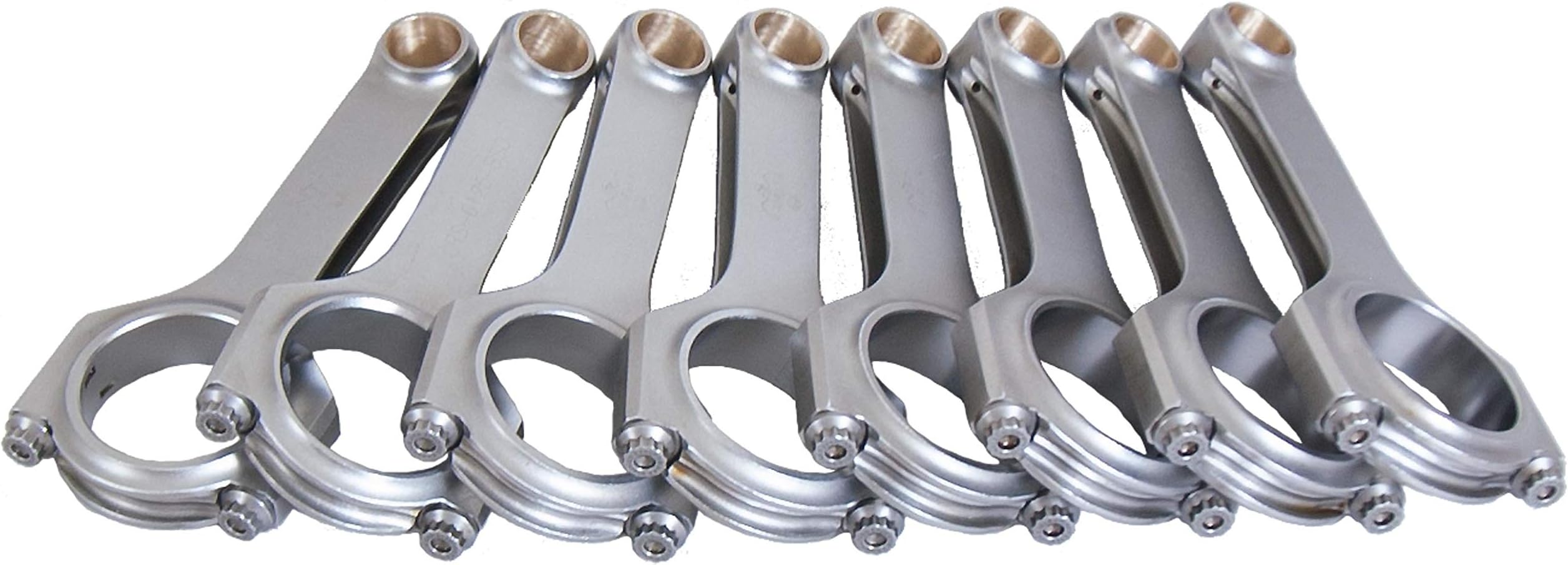 Chevy 350 5.7L Connecting Rod Set - I-Beam 5140 Steel, Bushed For Performance Builds 2 thumbnail image