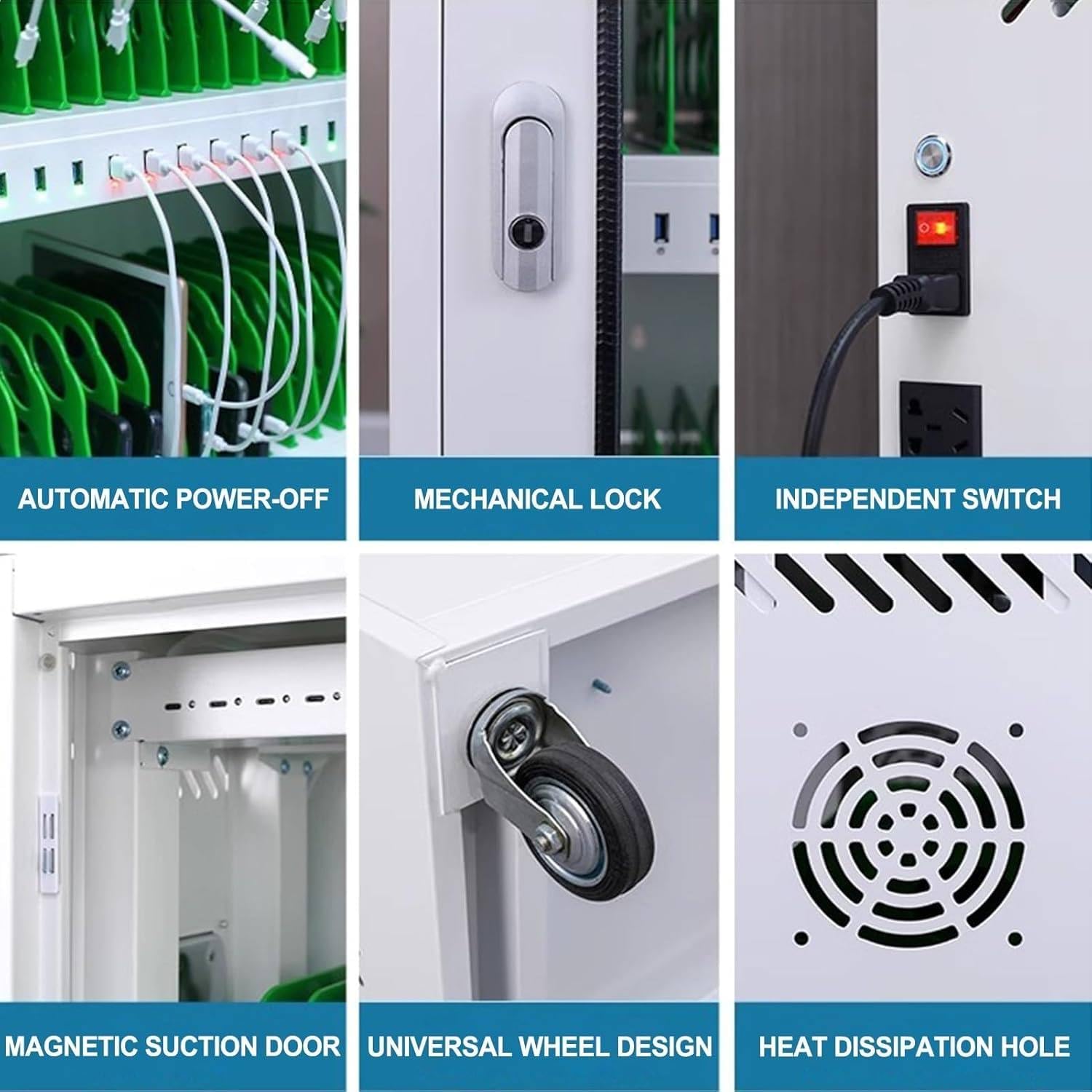 ポータブルタブレット&携帯電話充電ロッカー、ロック付きUSB充電ステーションキャビネット、ジム&レストラン用10スロ 楽天市場】スマホ 充電  ステーション 【 モバイルロッカー８ AD 】 充電ロッカー コイン式 商業用デジタルサイネージ AndroidOS搭載 最大8台 据置 ...