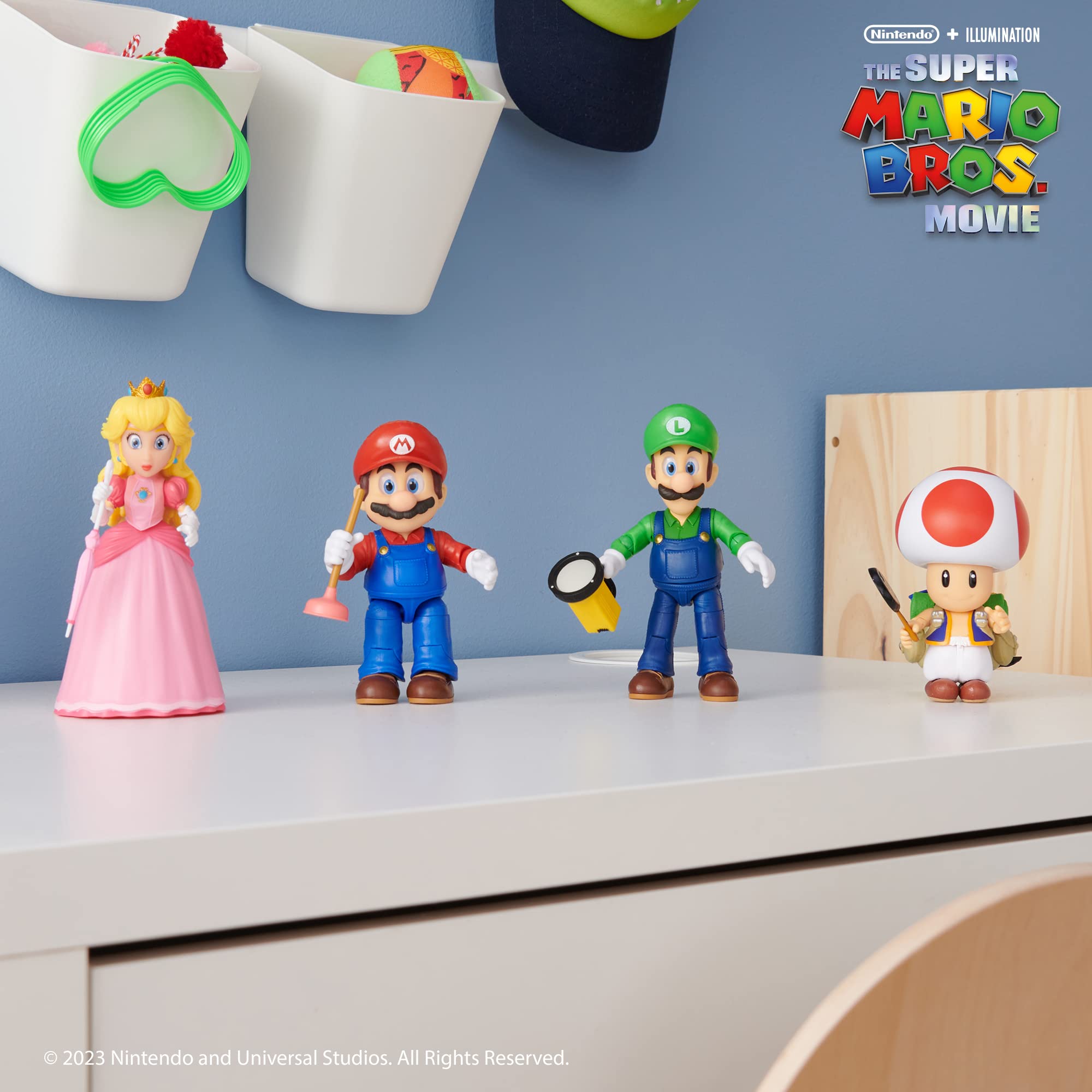 Sanei Boeki The Super Mario Bros. Movie Action Figure Mario W9 x