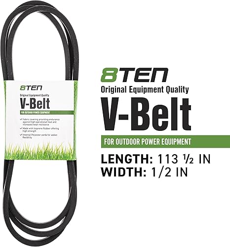 Miniatura 8 de 8TEN Kit de reconstrucción de correa de husillo de hoja para Toro ZS 4200T 4200S SW 4200 cubierta de 42 pulgadas 121-0751 131-3938-03 119-8819