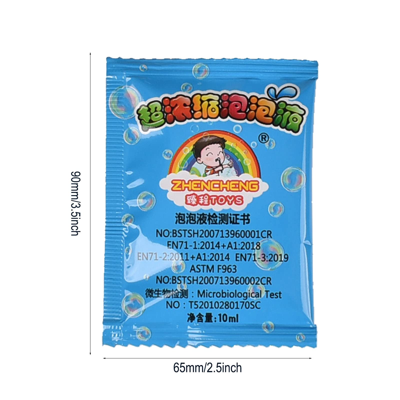 Toy Zubehör Seifenblasenlösung Flüssigkeit für Hochzeit Feier Spaß Unterhaltung (Multicolor, One Size)