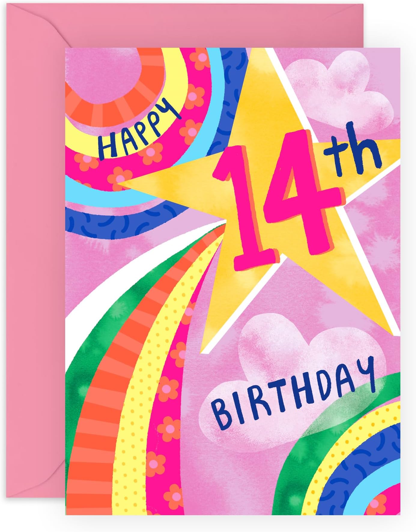 Amazon.com : CENTRAL 23 14th Birthday Card For Girl - Happy 14th ...