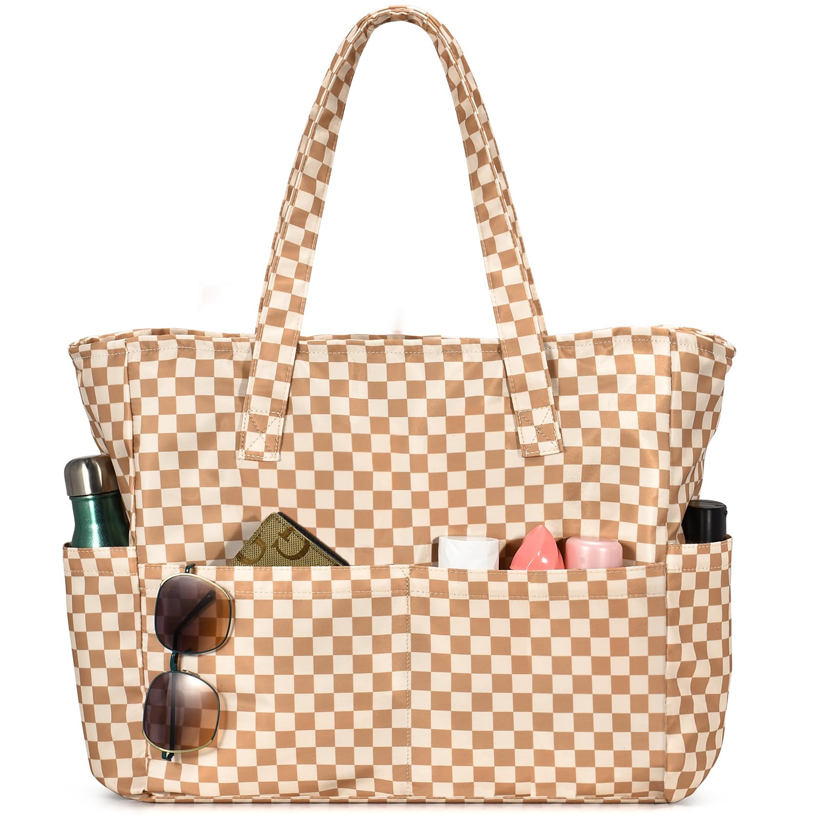 oscaurt Beach Bags for Women Large Waterproof Sandproof Beach Tote Swim Pool