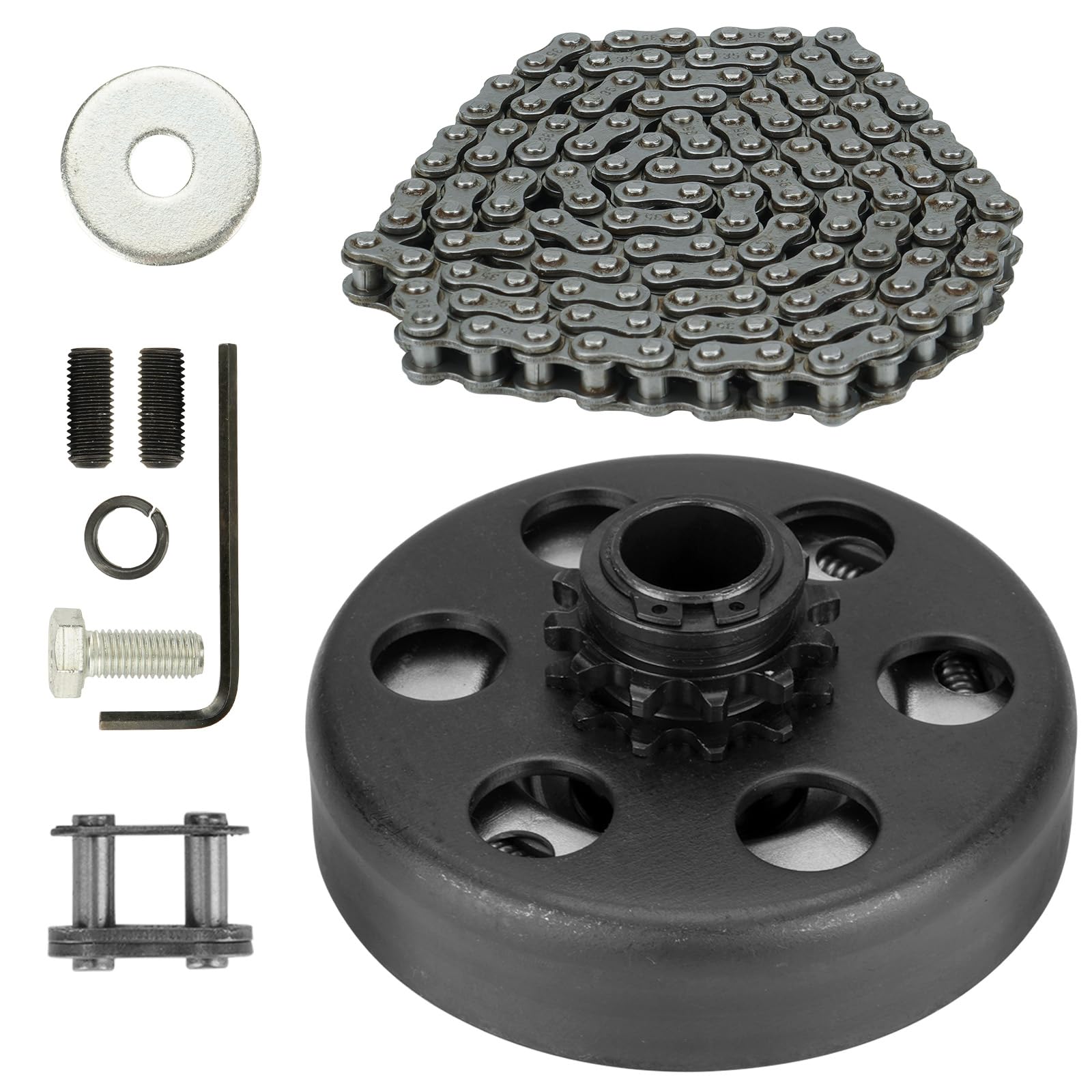Amazon.com: Go Kart Clutch 3/4 Bore 12T with #35 Chain, for