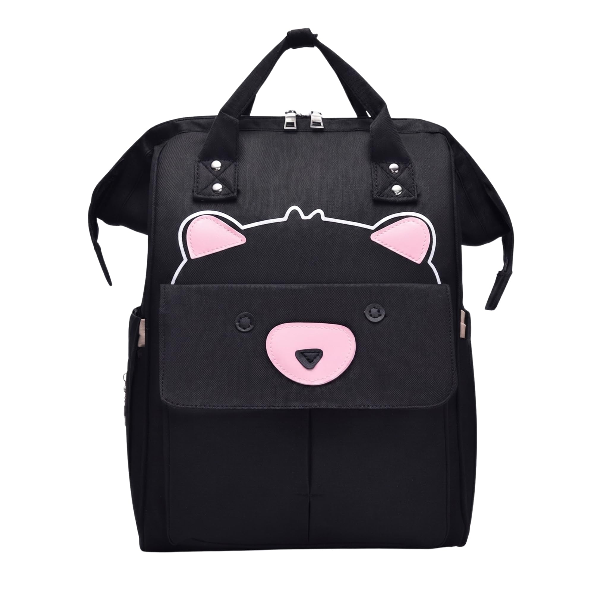 BEMBIKA Diaper Bag The Ultimate Mother Bag For New Born Baby and Mothers Stylish Diaper Bags With Big Storage Capacity Make Diapering & Nursing Easy With Maternity Backpack-Bear Black-picture-35
