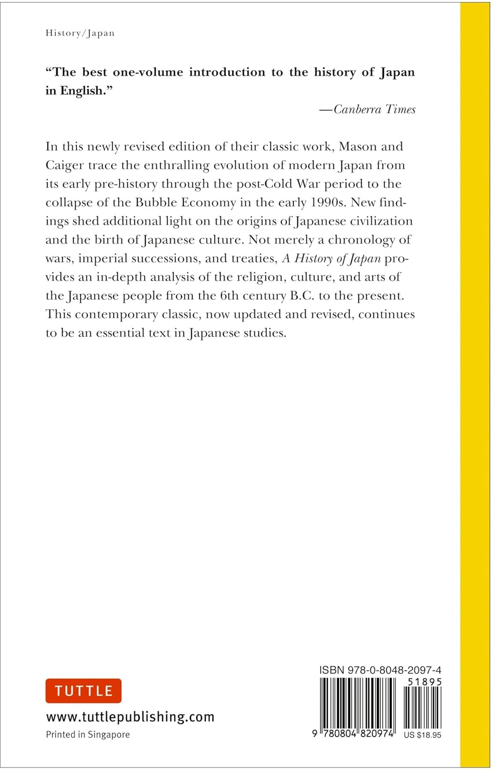 A History of Japan: Revised Edition