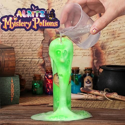 Miniatura 2 de Alritz Kits de Pociones Misteriosas para Niños, 20 Botellas de Poción de Bruja de Mezcla Mágica, Adornos de Decoraciones Alegres de Calabaza
