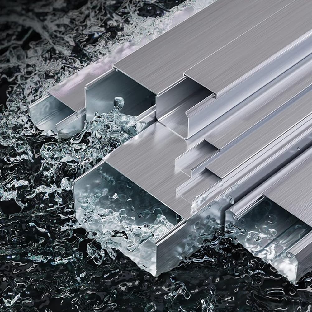 Copertura for canalina portacavi in ​​alluminio da 1 m, varie dimensioni