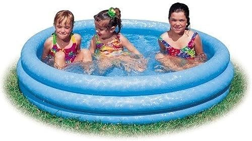 Piscina inflable azul cristal 45 x 10 pulgadas