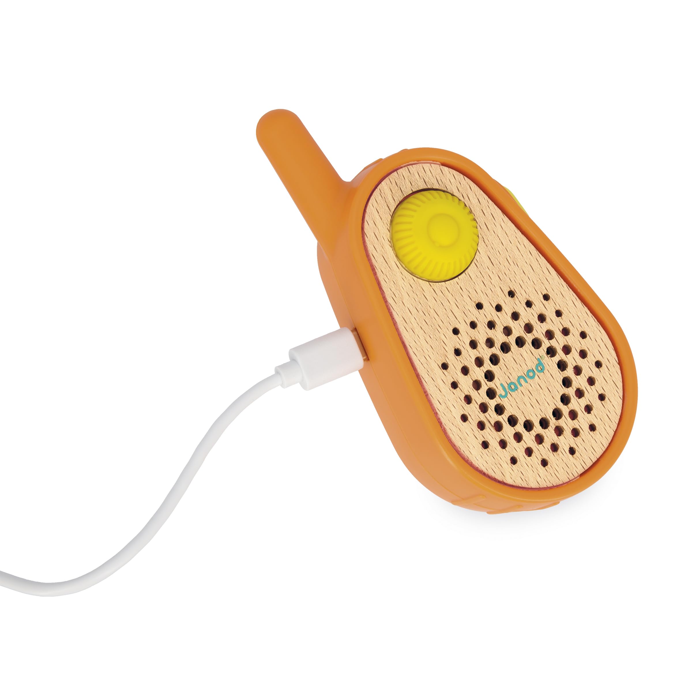Janod – Mein erstes wiederaufladbares Walkie-Talkie für Kinder – Reichweite 300 m – Entworfen für Abenteuerspiele und spielerische Kommunikation – Fördert die Fantasie – Ab 3 Jahren