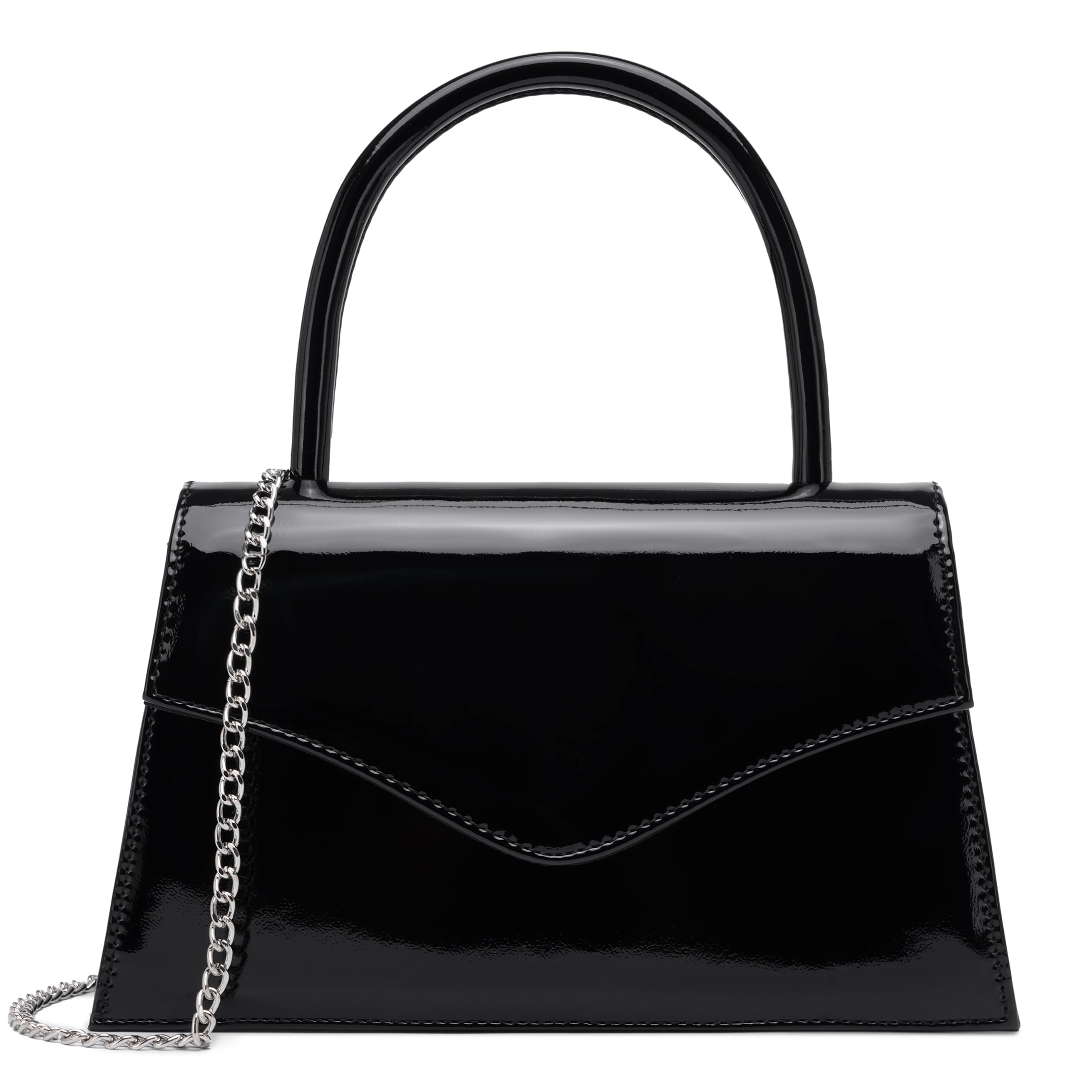Women's Evening Bag Bridal Party Clutch Purses Cocktail Prom Handbags with Patent Leather