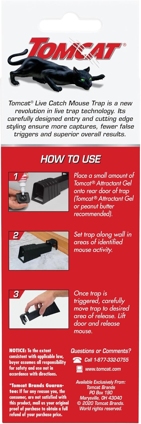 Tomcat Live Catch Mouse Trap