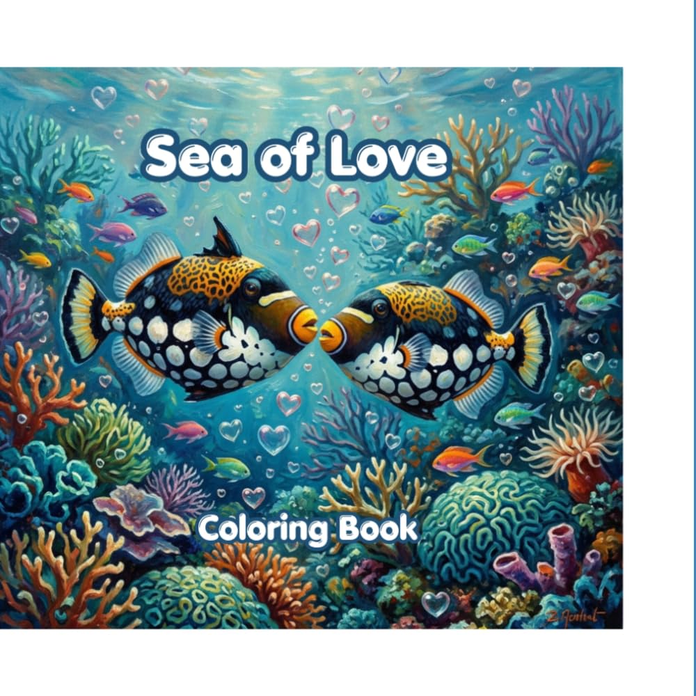 Sea of Love Coloring Book