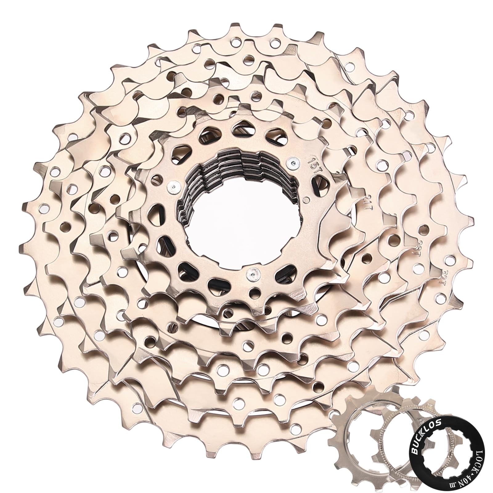 AEYINO Cassette 8 Speed 11-32T,Bicycle Freewheel Fit Mountain Bike/Road Bike/XC/DH/AM,Compatible with Shimano Sram