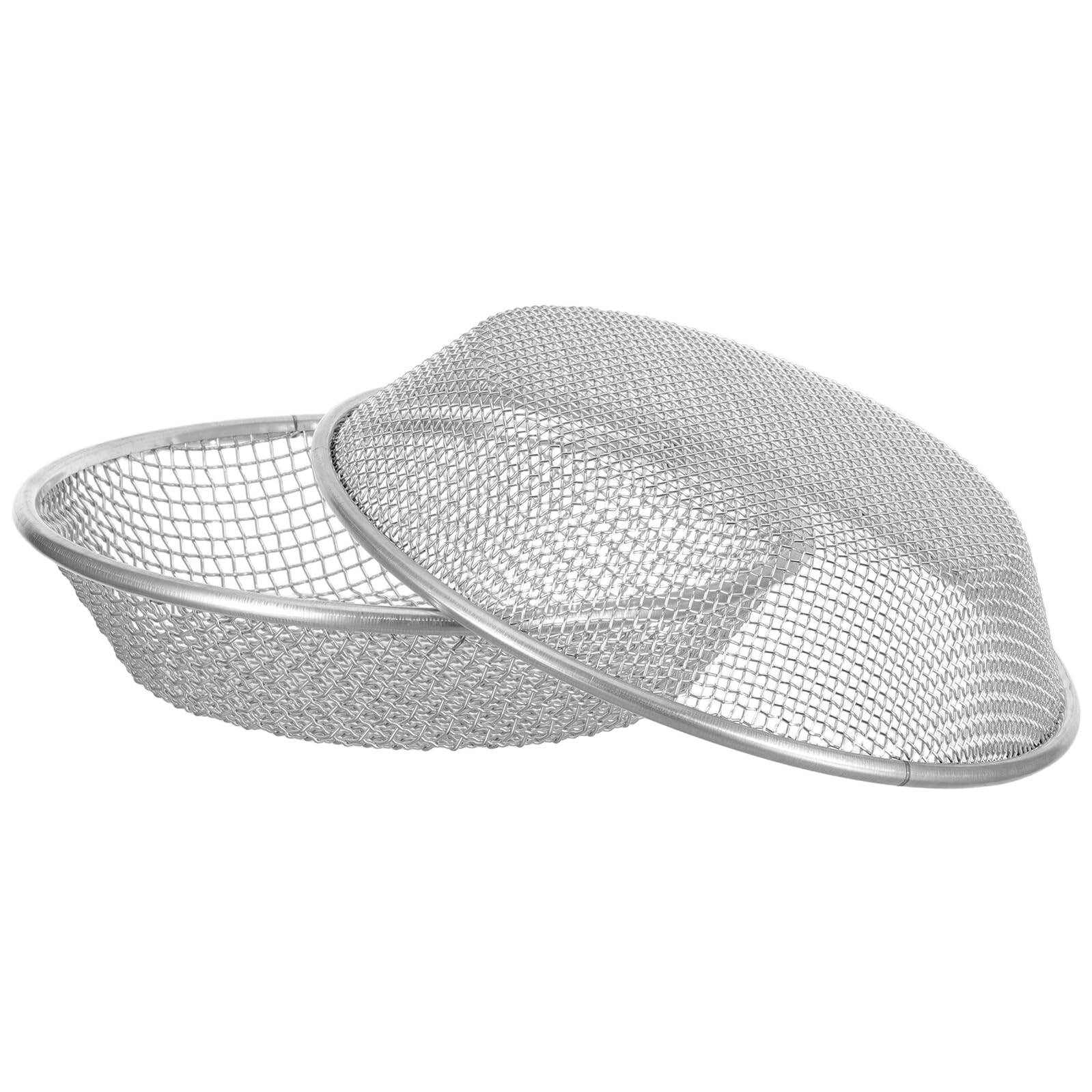 NUOBESTY Setaccio da Giardino in Ferro Zincato 12" Maglie da 3 Mm e 6 Mm, Set di 2 Pezzi per Compost, Terreno e Sabbia, Leggero e Resistente per Orticoltura e Giardinaggio su Balconi