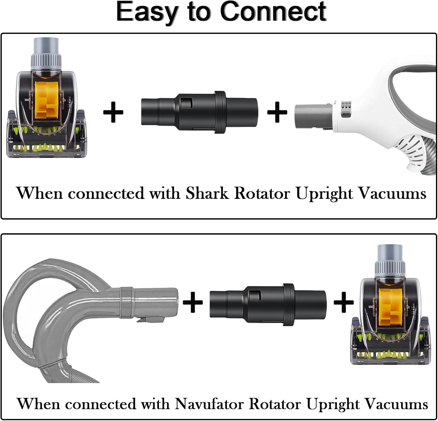 12 Pcs Vacuum Attachments Accessories for Shark Navigator Lift Away Attachments, Fit NV350 NV352 NV355 NV356E, Rotator NV500 NV501, Rocket HV301 Series Upright Vacuum, 1 1/4" (32mm) Vacuum Attachments