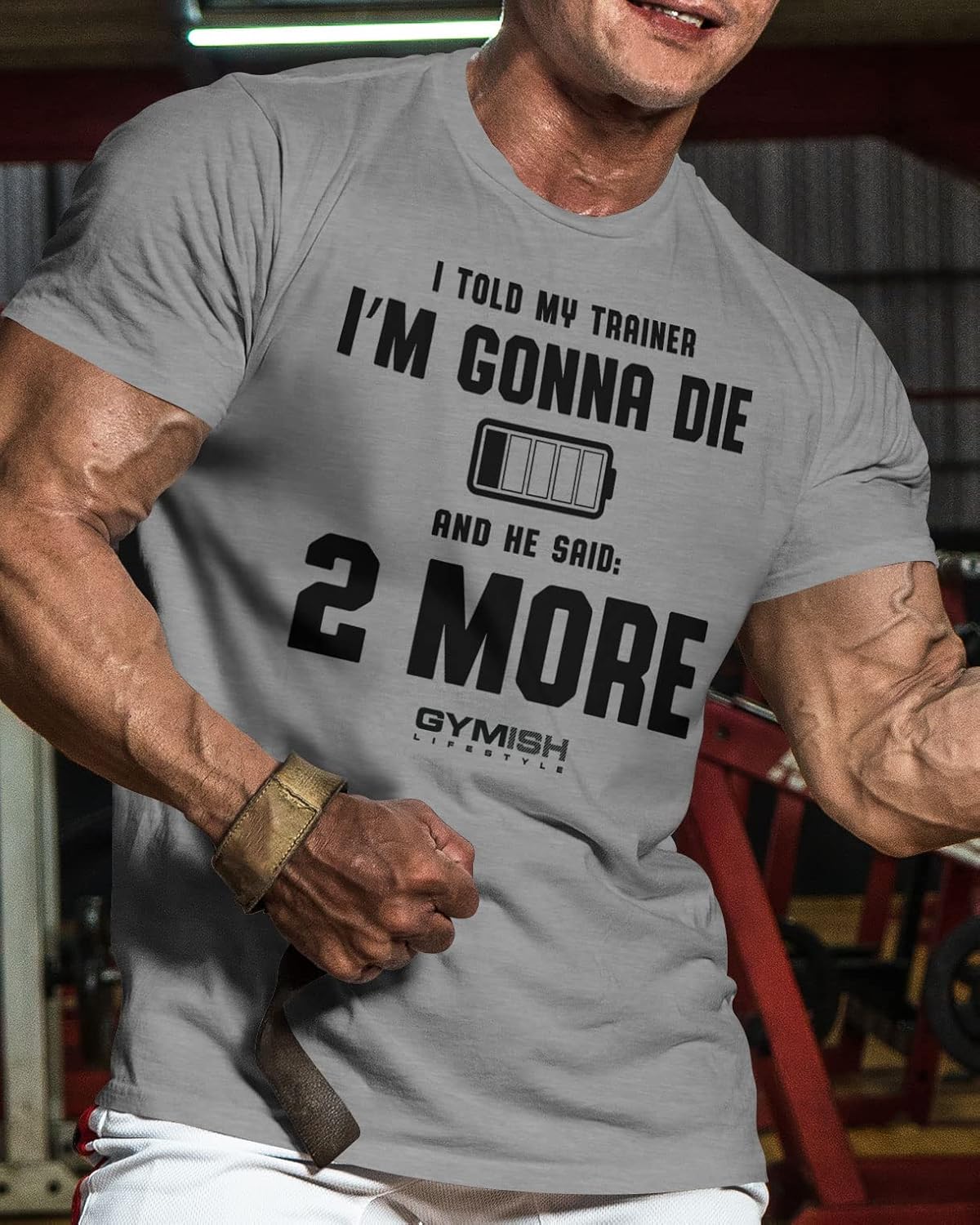 Gymish Lifestyle 2 More Workout Shirts for Men, Motivational T-Shirt for Gym