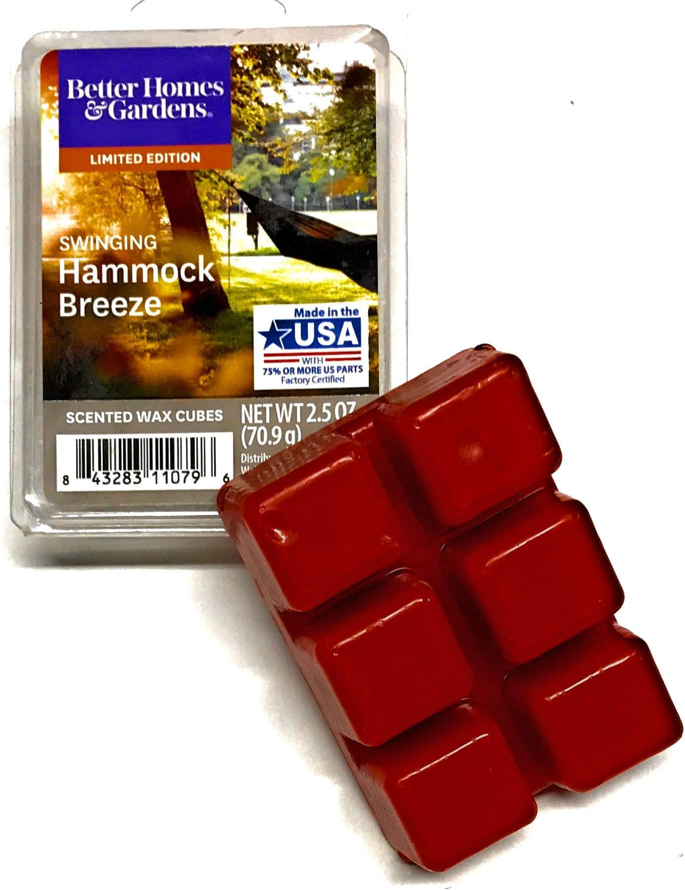 Better Homes & Gardens Scented Wax Cubes, 2019 Limited Edition (Swinging Hammock