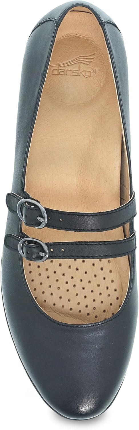 Dansko Leeza Ballerina Flats for Women - Comfortable Flat Shoes with Arch Support - Versatile Casual to Dressy Footwear - Lightweight Rubber Outsole - Image 2