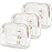 MODENGKONGJIAN TSA Approved Toiletry Bag, 3 Pcs Clear Toiletries Bags Quart Size Travel Makeup Cosmetic Bag for Women Men, Carry on Airport Airline Compliant Bag (Flesh Pink)
