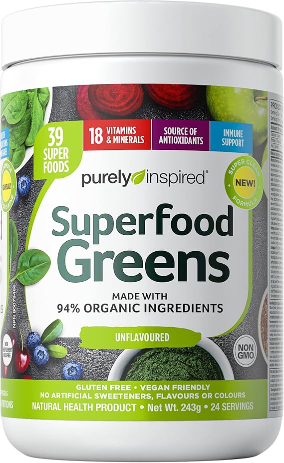 Greens Powder Smoothie Mix Purely Inspired Greens Powder Superfood