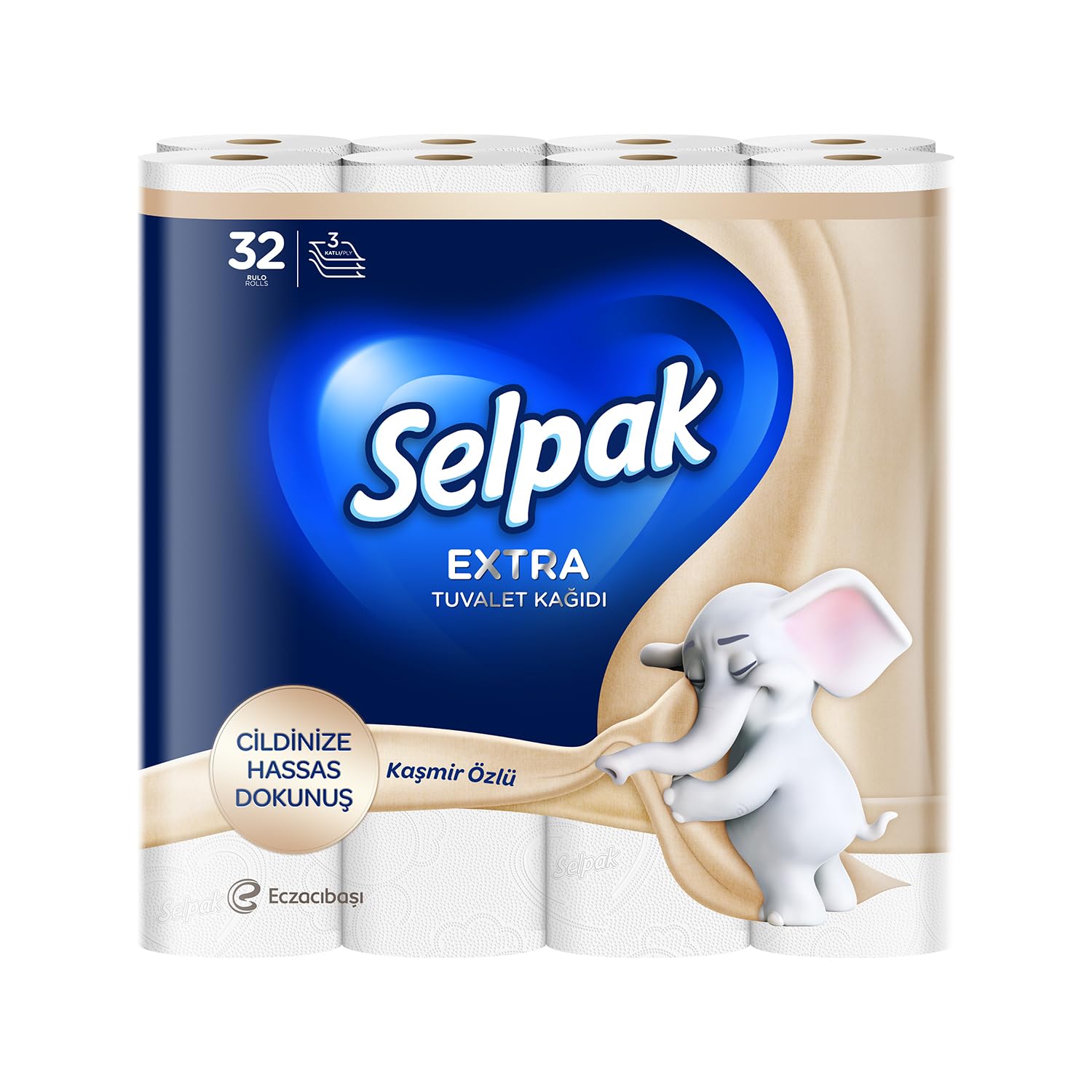 SELPAK EXTRA KAŞMIR KATKILI TK 32'LI