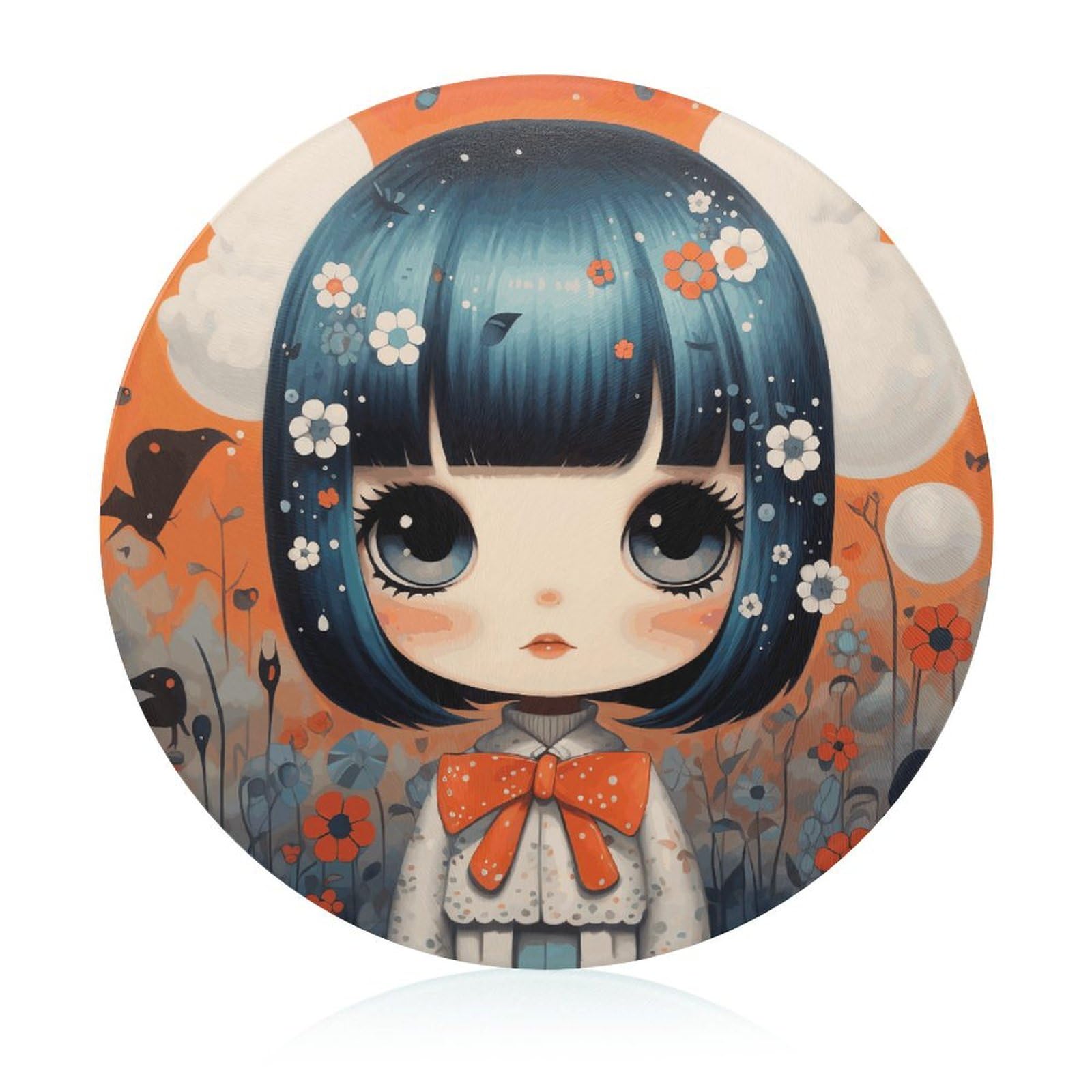 Planche à découper en verre haut de gamme et tapis de coupe portable anime