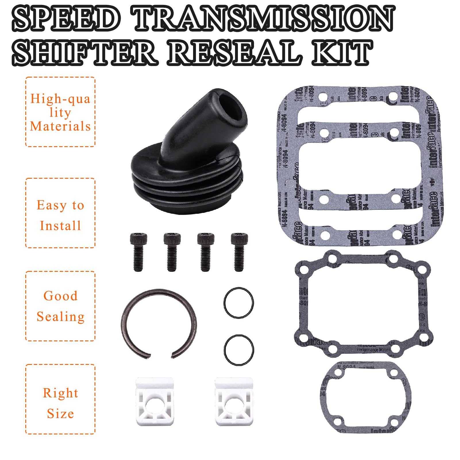 Speed Transmission Shifter Reseal Kit 5-Speed Compatible with