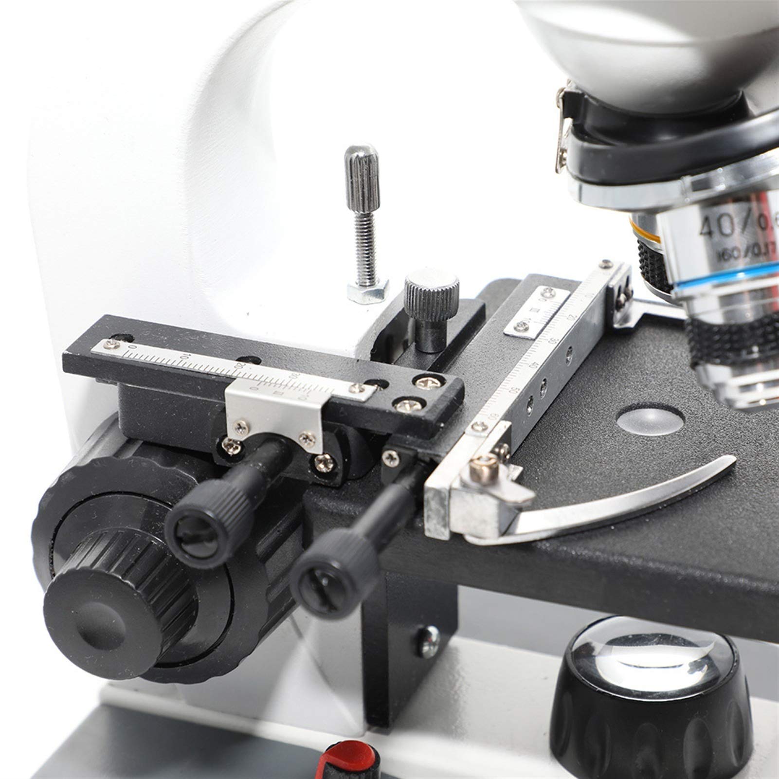 Microscopio Biológico Binocular Xs-P116B, 40X-640X, para Estudiantes Y Profesores De Ciencias De Laboratorio Escolar.