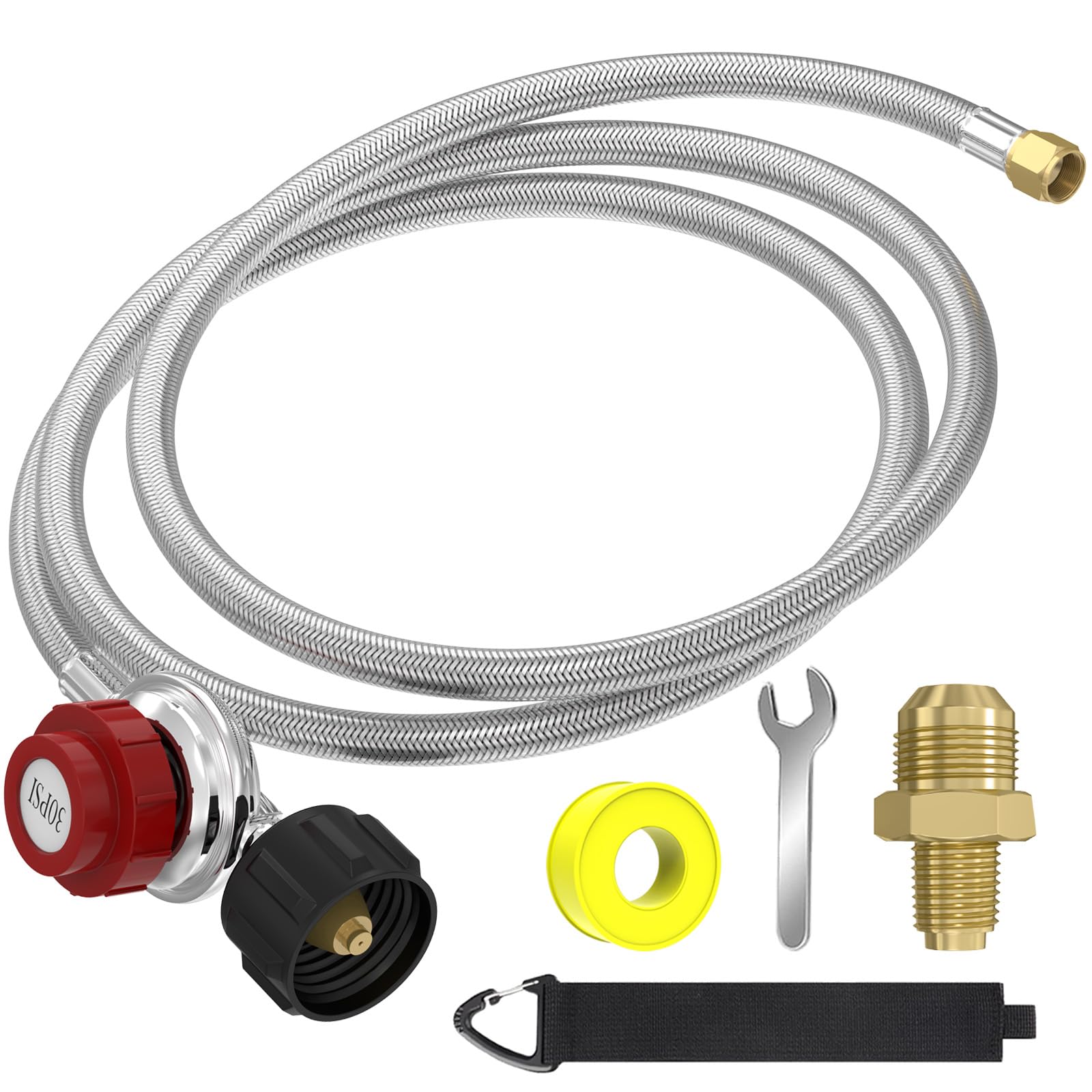 GardenNow 12 FT 0-30 PSI Propane Regulator