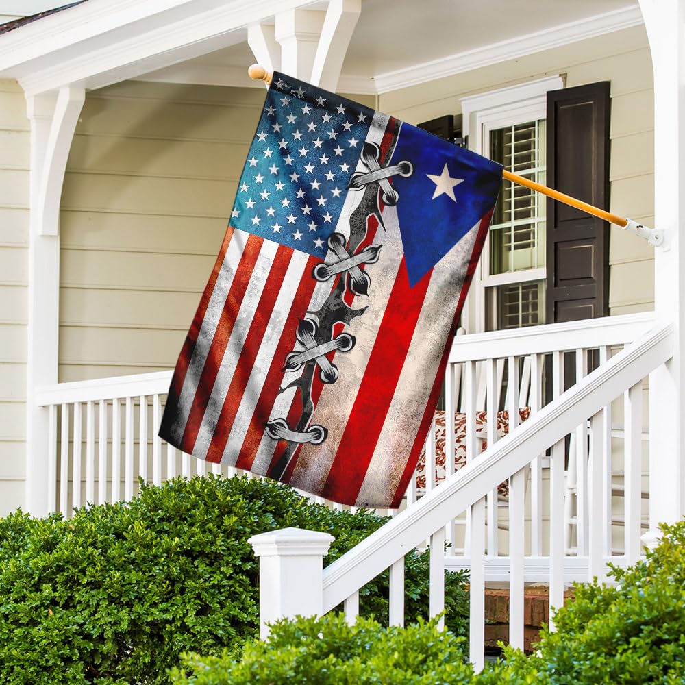 Amazon.com: FLAGWIX Proud Puerto Rican American Flag, House Flag