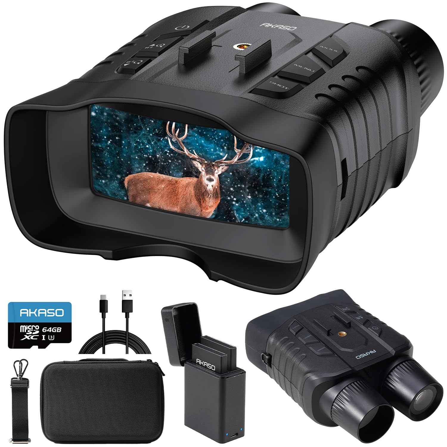 Amazon.com: AKASO Seemor-200 Night Vision Goggles with 64GB Card
