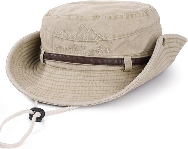 MengPa Men Summer Sun Hats Bucket Hat Beach Boonie Hat Foldable Fishsing Hat for Women