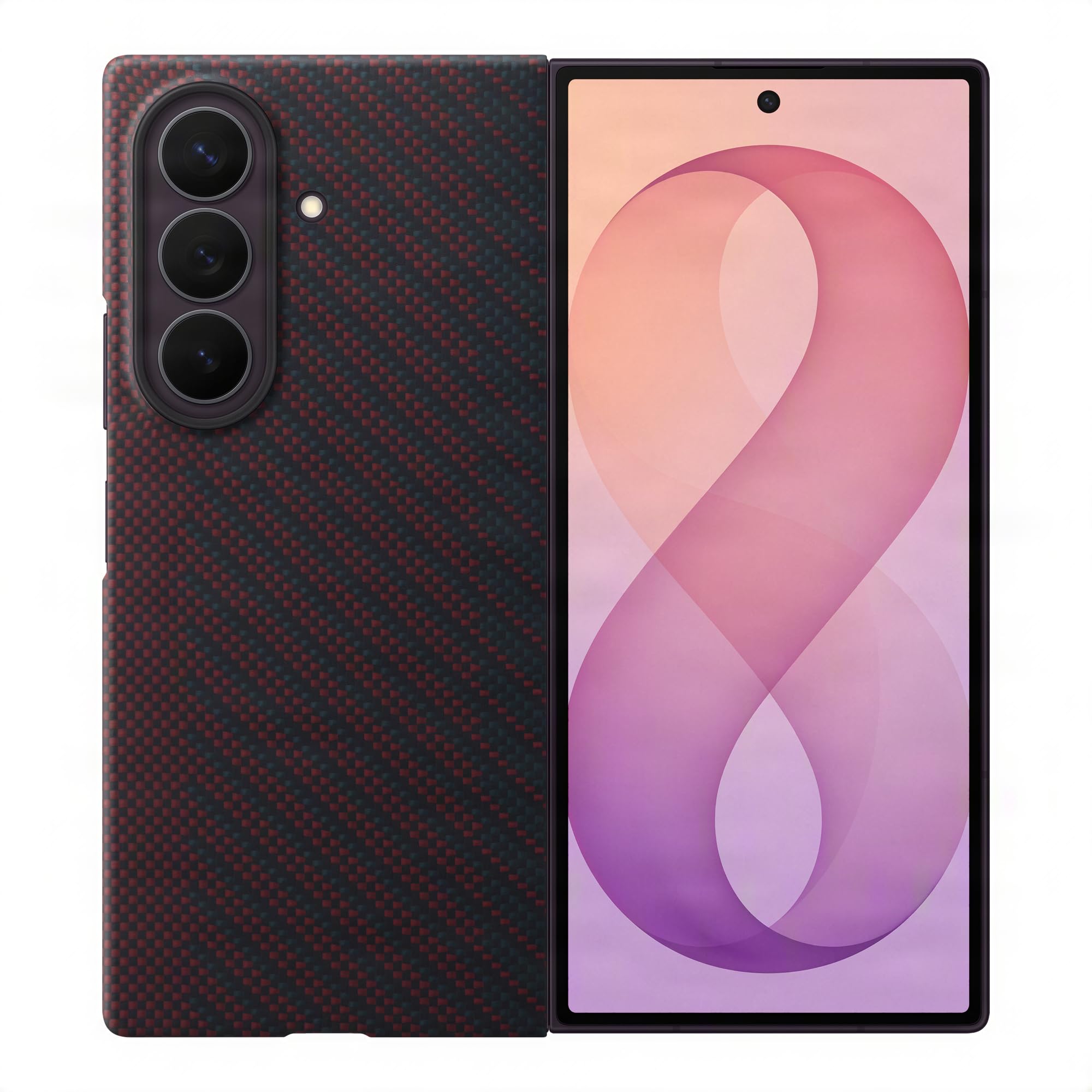 Samsung Galaxy Z Fold 8 Ultra 8.0"" Carbon Magnet Case Violet - EF-KF976SREGWW