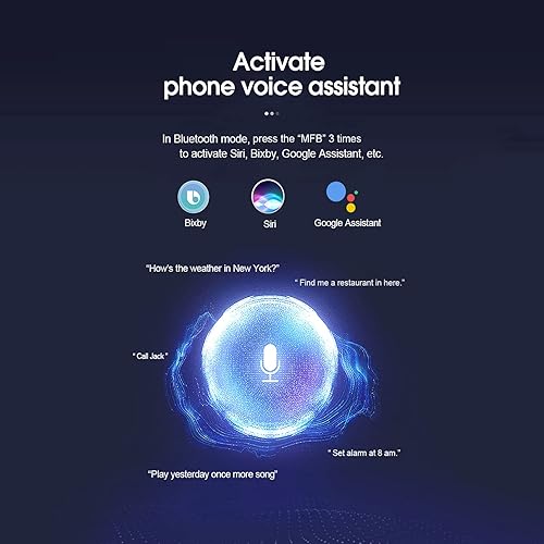 Miniatura 2 de Adaptador Bluetooth para coche, transmisor FM Bluetooth para coche, reproductor de MP3 QC3.0 carga rápida para todos los teléfonos inteligentes