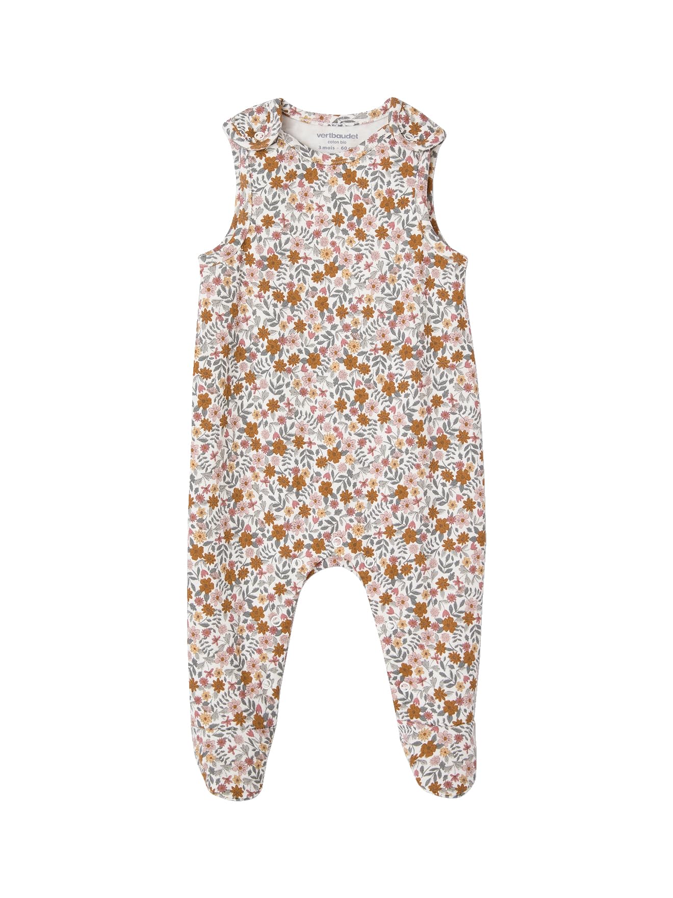 VERTBAUDET Ensemble Naissance Body Salopette Bonnet Gilet