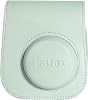 Instax mini 12 Camera 10-Piece Film Square Album and Leather Case Bundle Box (Green)