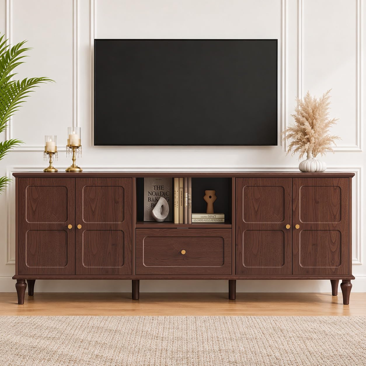 ARTPOWER 67 inch Mid-Century Modern TV Stand