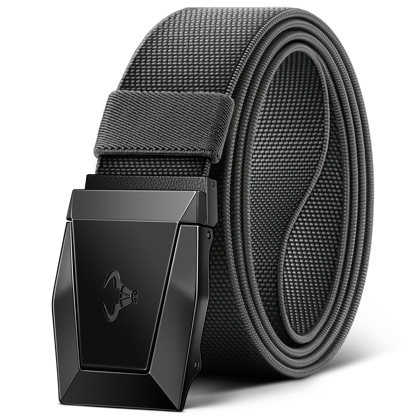 BULLIANT Cintura Tattica,Cintura Uomo Militare Lavoro Trekking 3,8cm,Fibbia a Sgancio Rapido