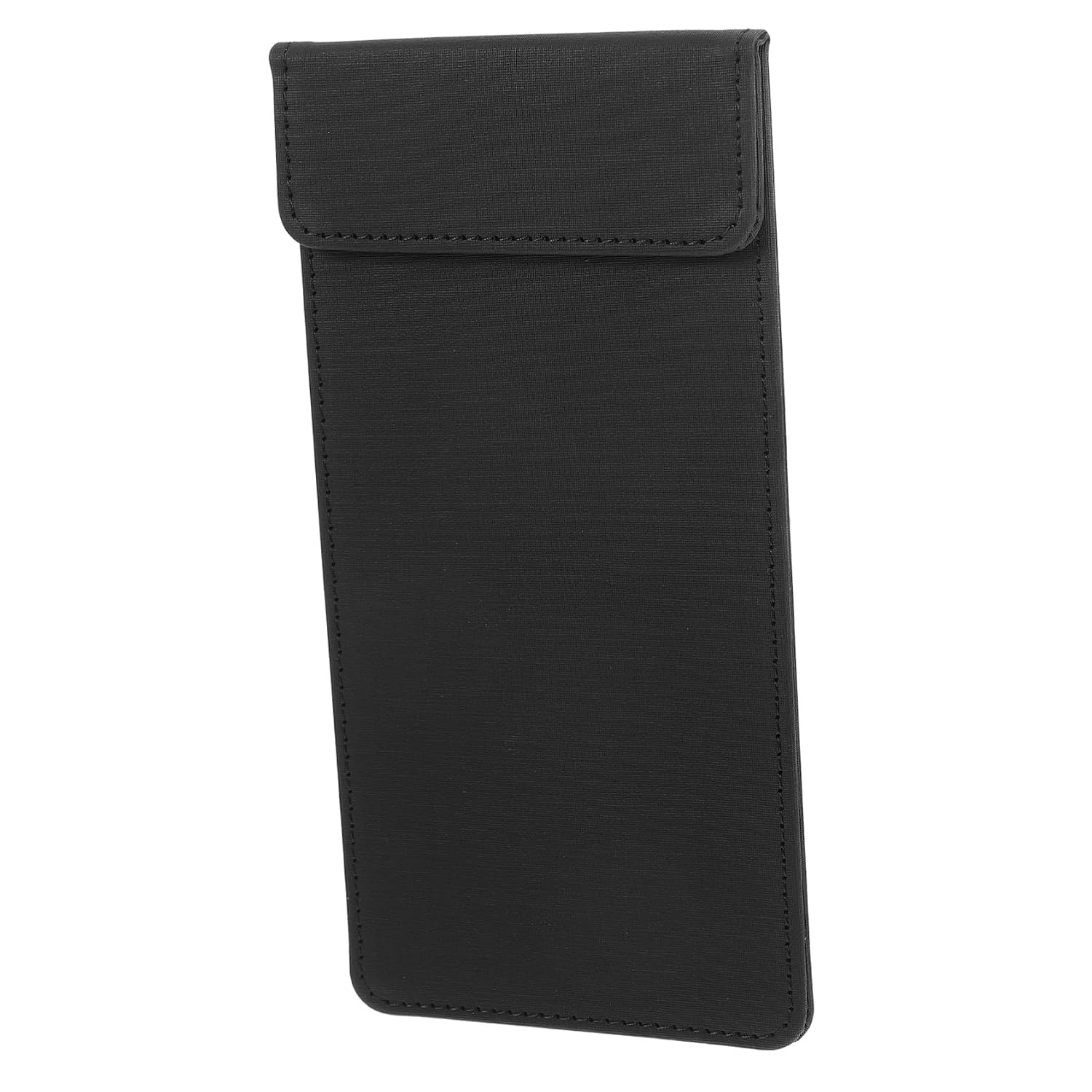 Server Note Pad Guest Check Holder for Restaurants Compact Black Cloth Texture Menu Holder for Waitstaff and Hospitality Staff Cash Register Folder for Order Taking and Ticket