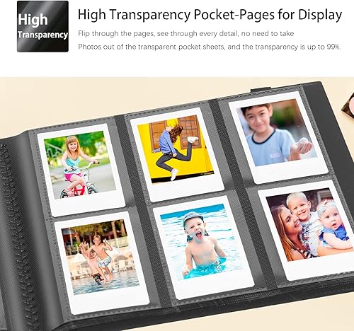 Miniatura 5 de Álbum de fotos de 2 x 3 para cámara instantánea Fujifilm Instax Mini, 288 bolsillos, mini álbum de fotos para Fujifilm Instax Mini 12 11 evo 9 40 8