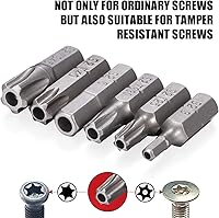 Vista 4 de Juego de brocas de acero S2 de 214 piezas, juego de brocas con puntas de seguridad